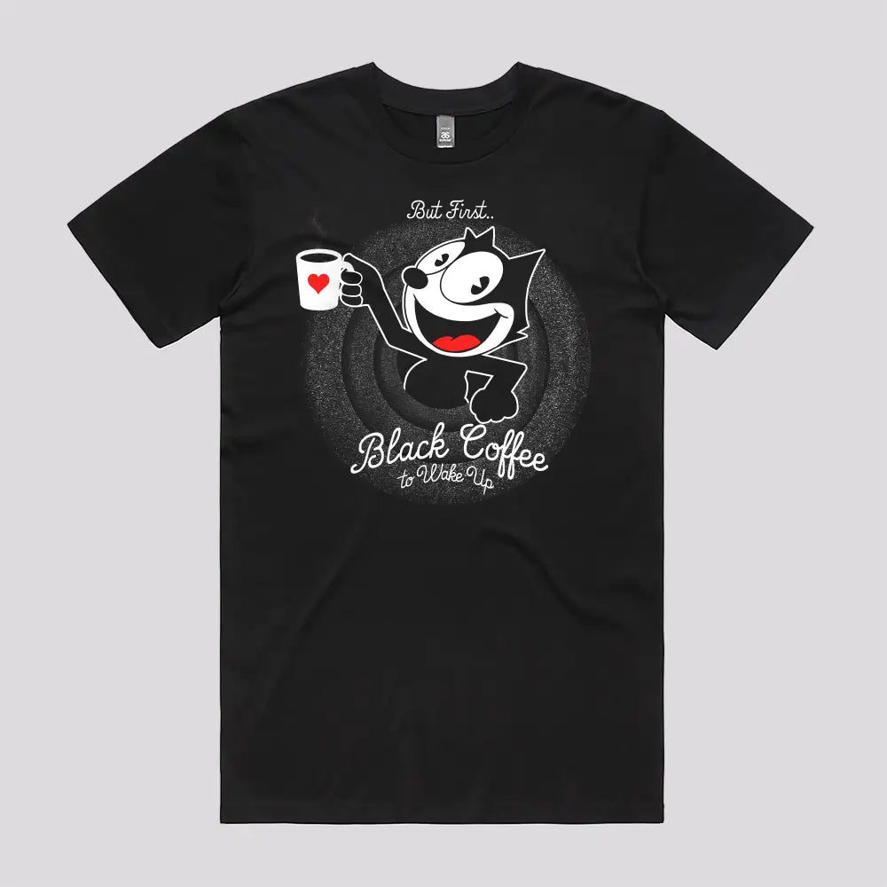 Black Coffee T-Shirt - Limitee Apparel