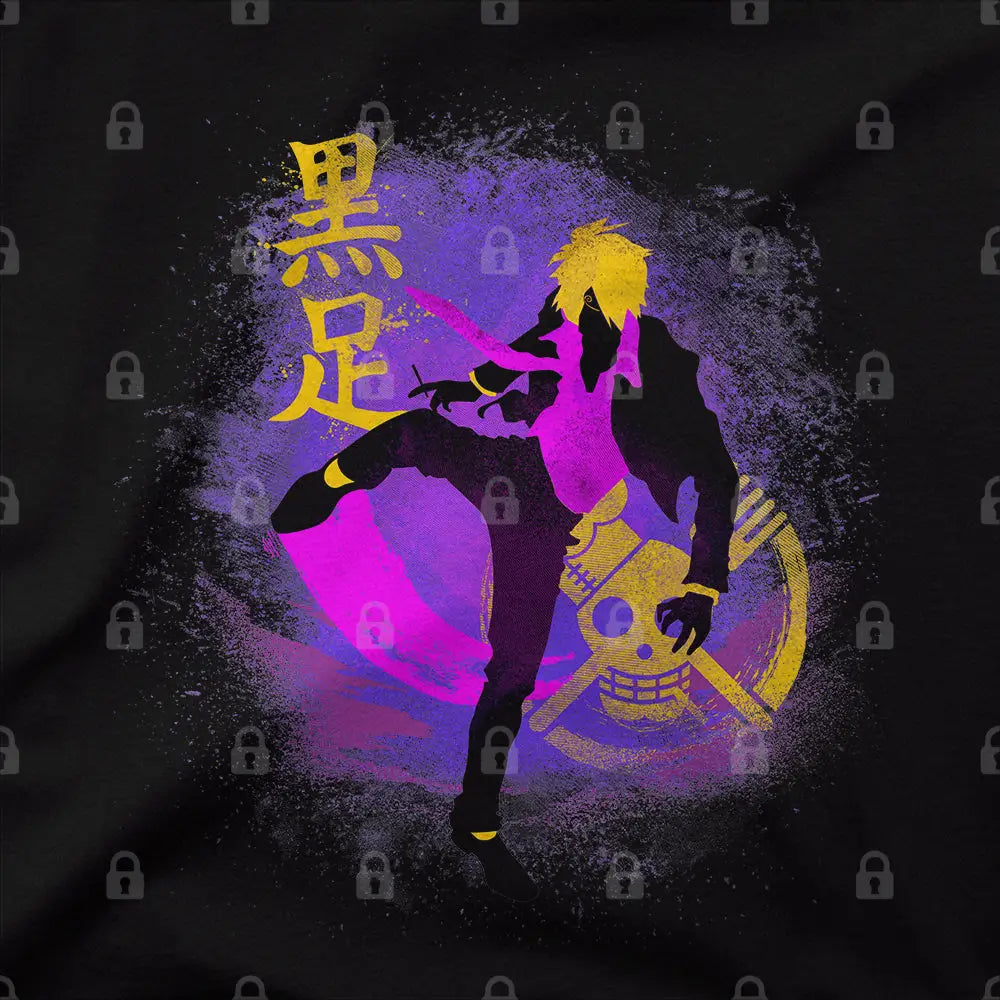 Black Leg T-Shirt | Anime T-Shirts