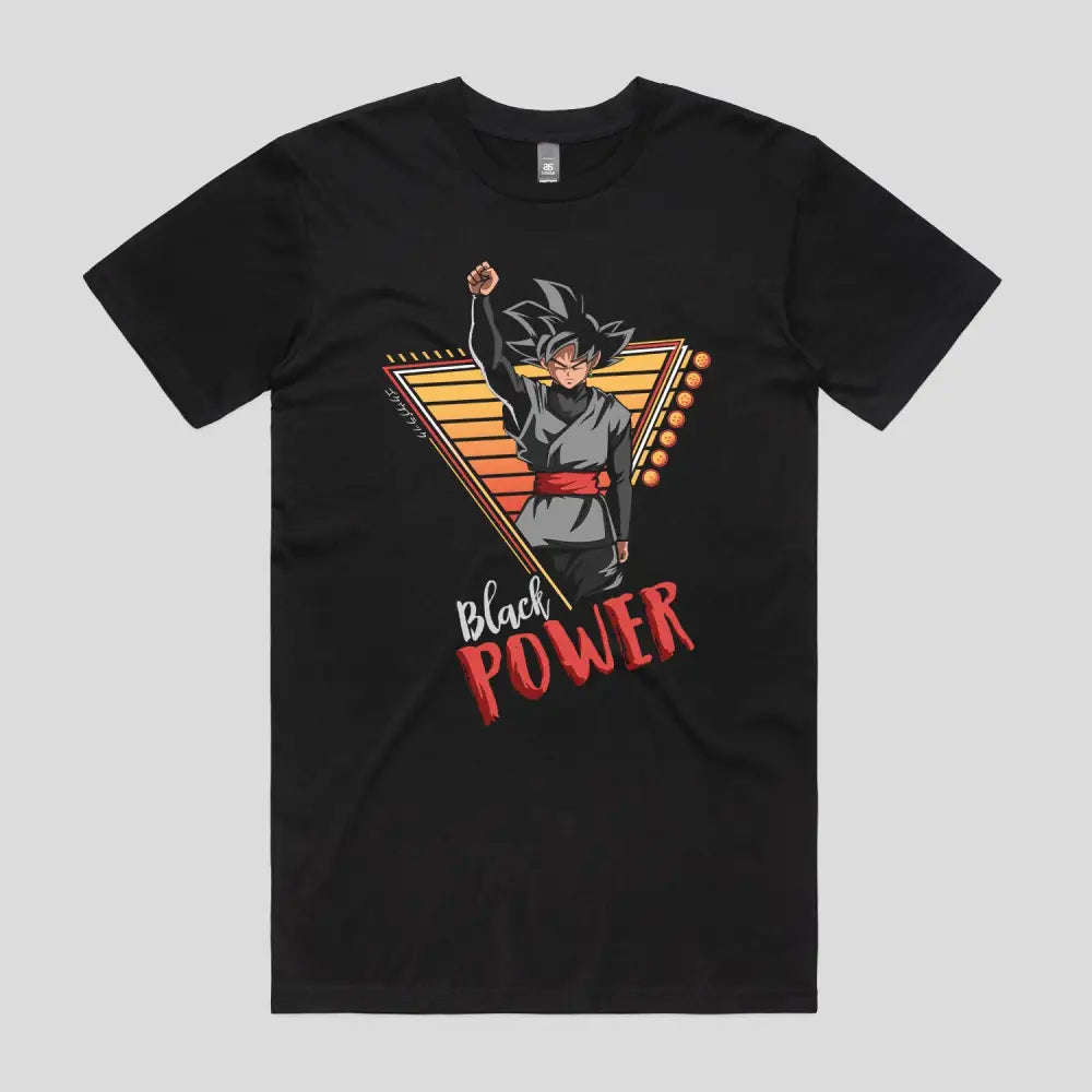 Black Power T-Shirt | Anime T-Shirts