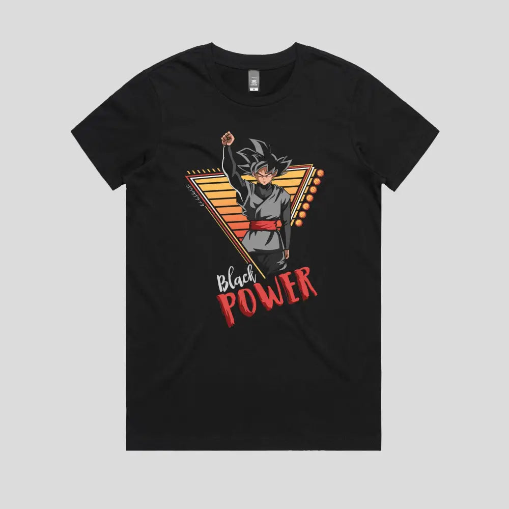 Black Power T-Shirt | Anime T-Shirts