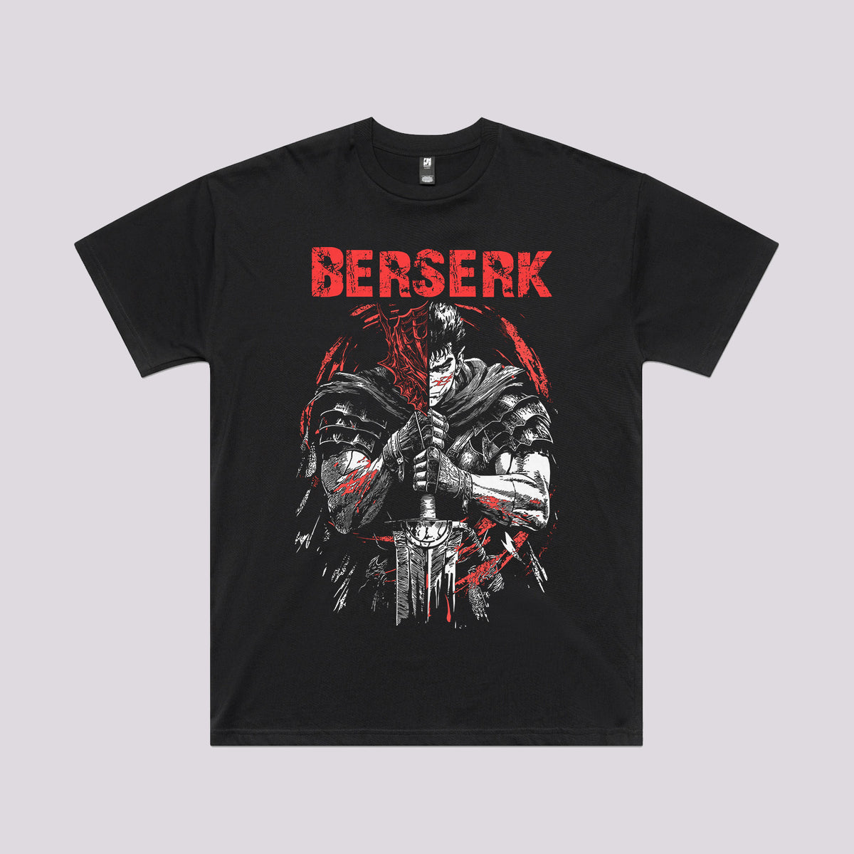 Guts Black Swordsman T-Shirt | Berserk Anime T-Shirts Australia