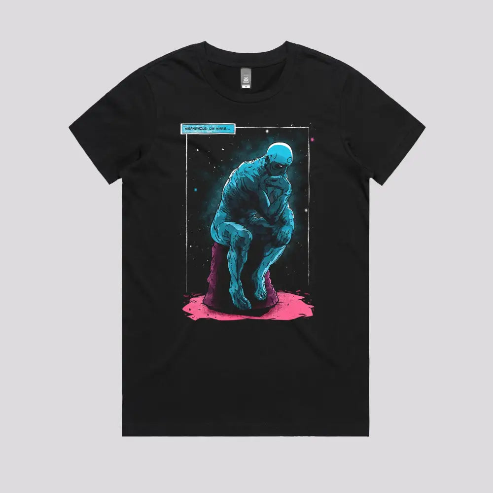 Blue Thinker T-Shirt | Pop Culture T-Shirts