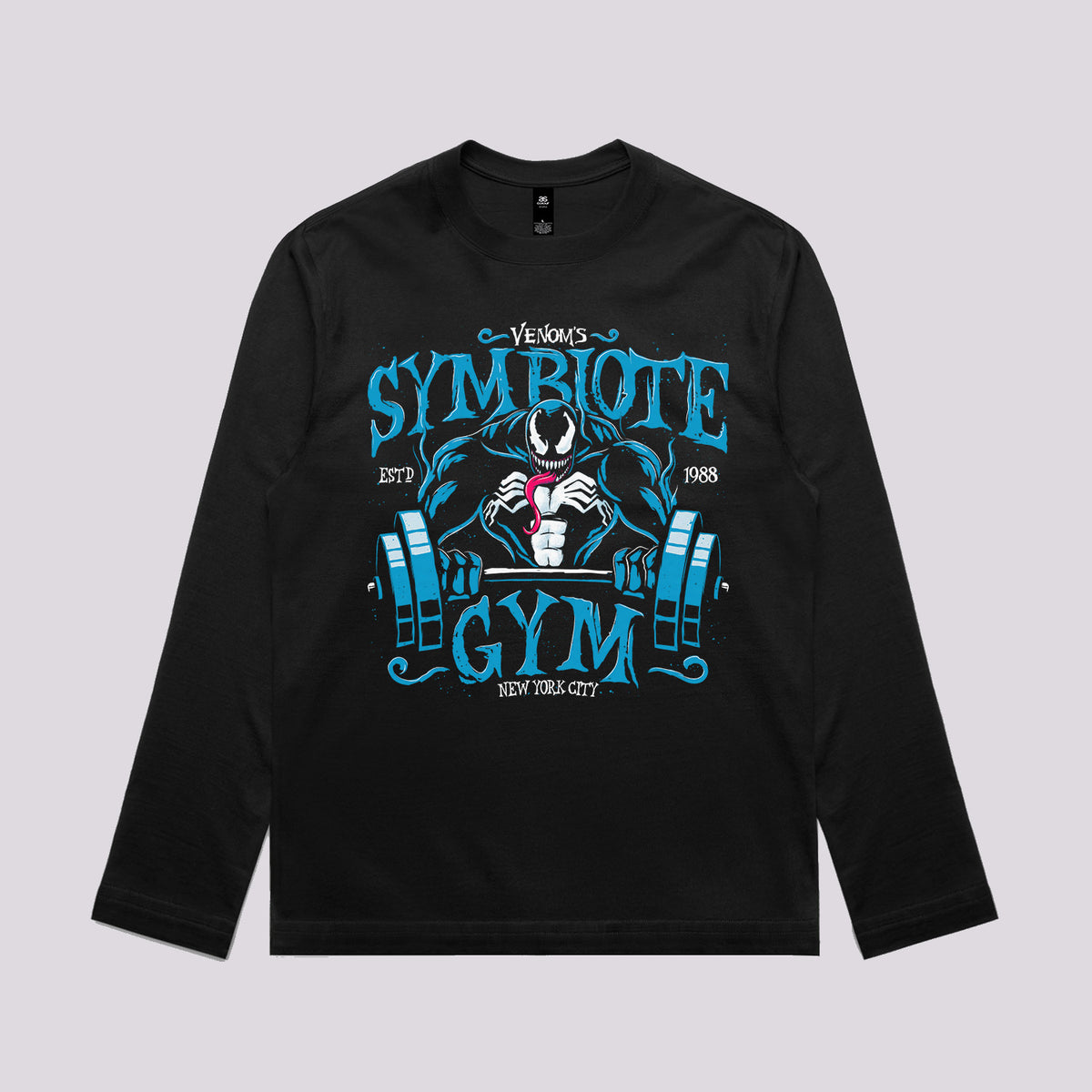 Blue Symbiote Gym T-Shirt