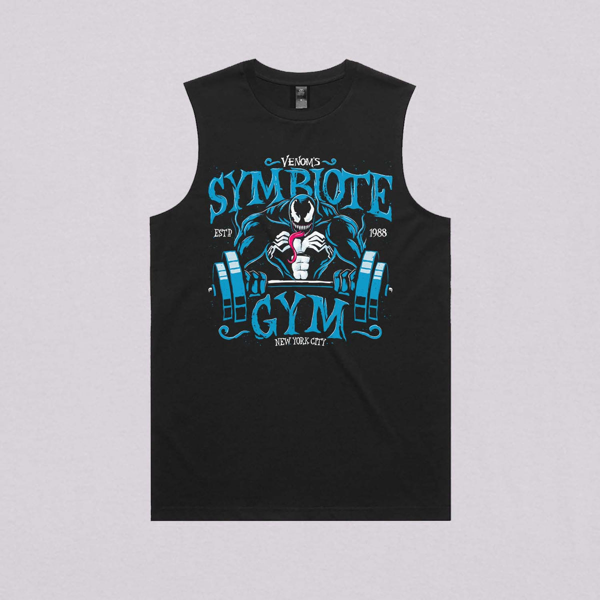 Blue Symbiote Gym T-Shirt