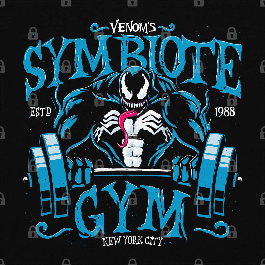 Blue Symbiote Gym T-Shirt