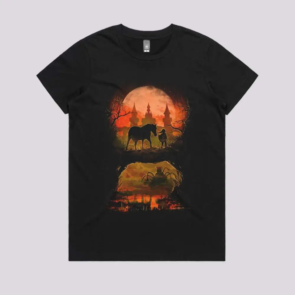 Breath Of The Hero T-Shirt Womens / Black Xs Adult Tee