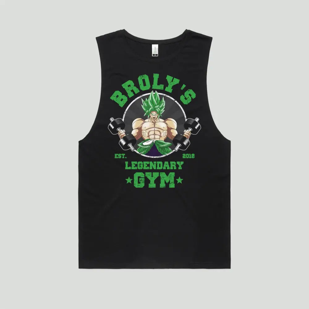 Broly's Legendary Gym Tank Top | Anime T-Shirts