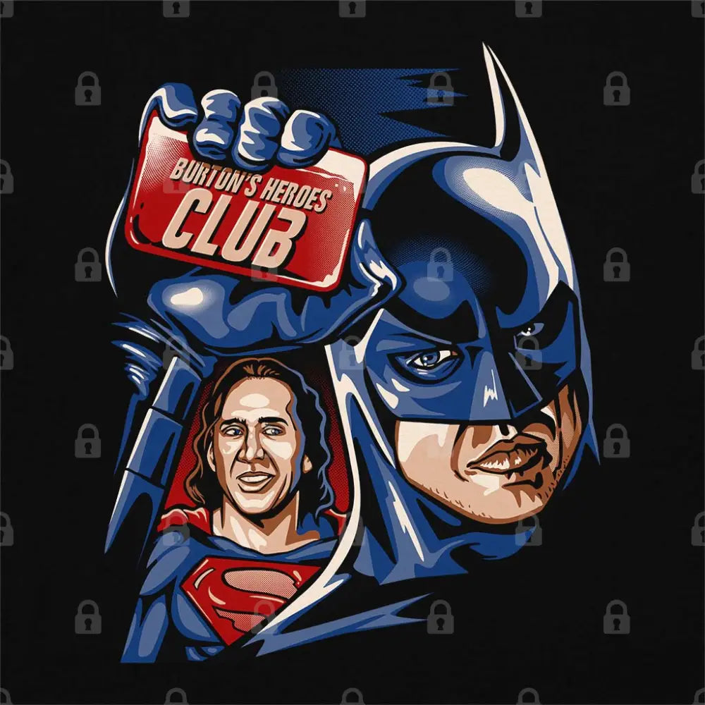 Burton's Heroes Club T-Shirt | Pop Culture T-Shirts