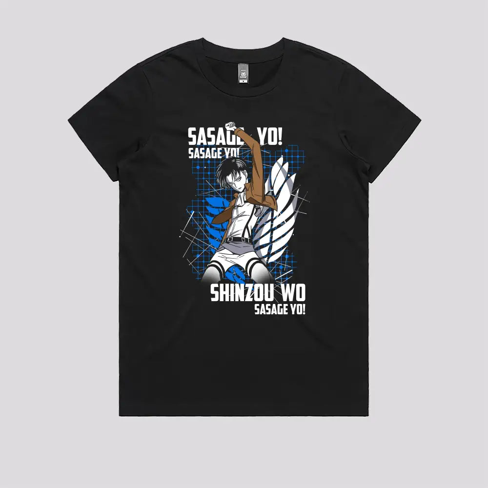 Captain Levi Attack T-Shirt | Anime T-Shirts