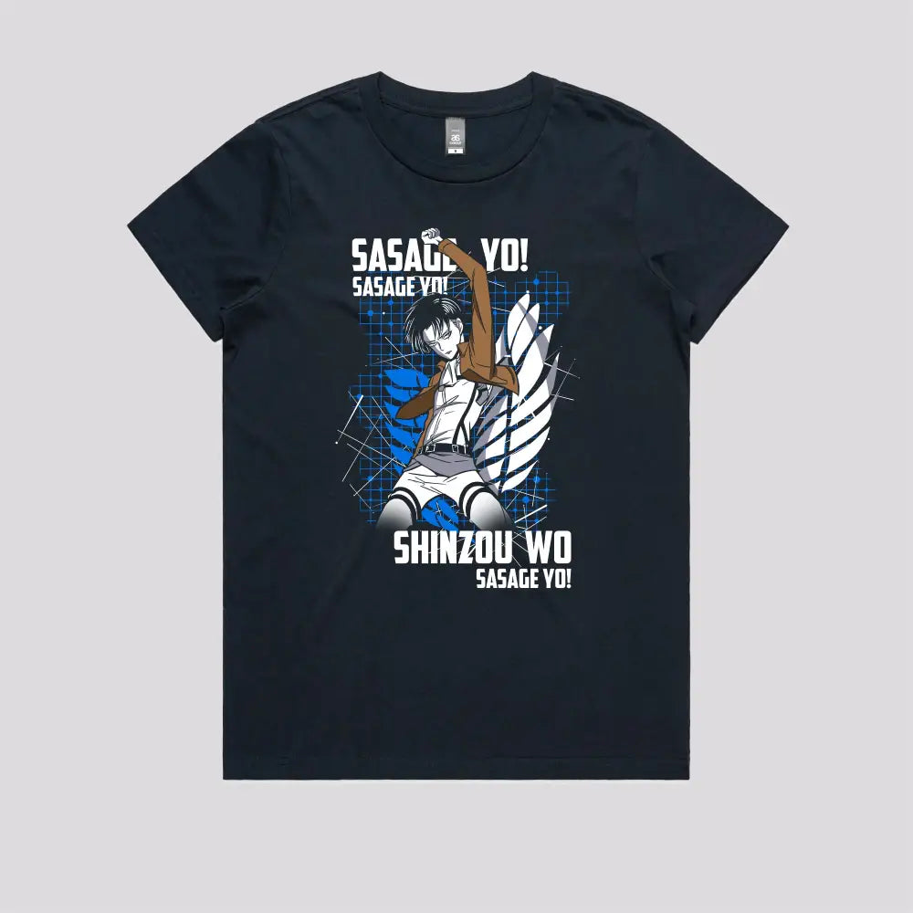 Captain Levi Attack T-Shirt | Anime T-Shirts