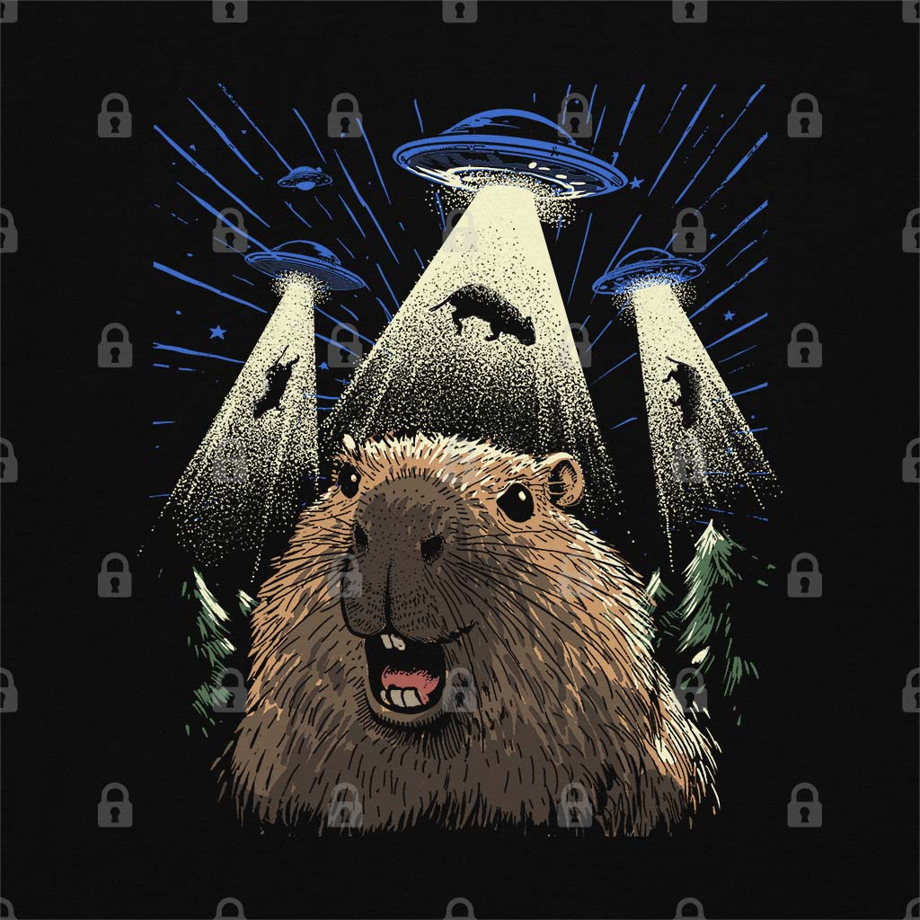 Capybara Abduction T-Shirt
