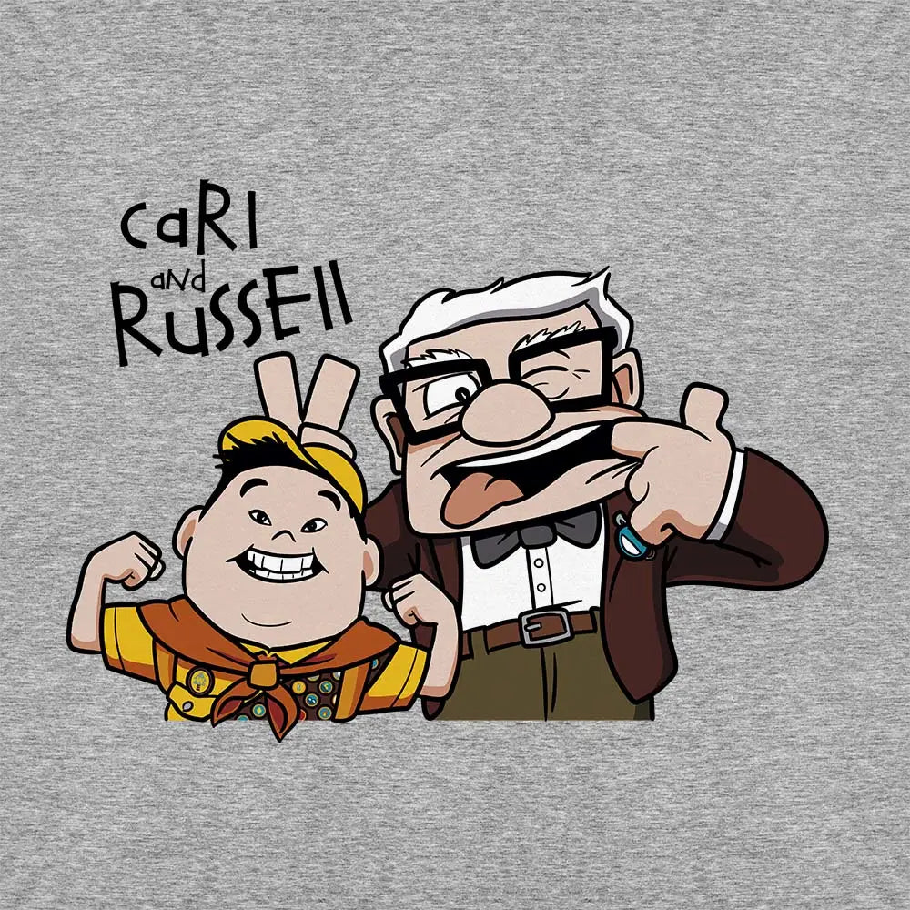 Carl and Russell T Shirt Graphic Tees Australia Limitee Apparel