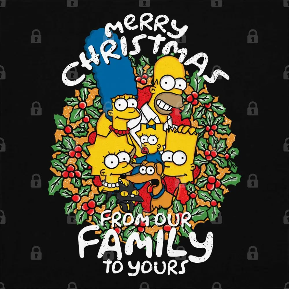 Cartoon Christmas Greetings T-Shirt Adult Tee