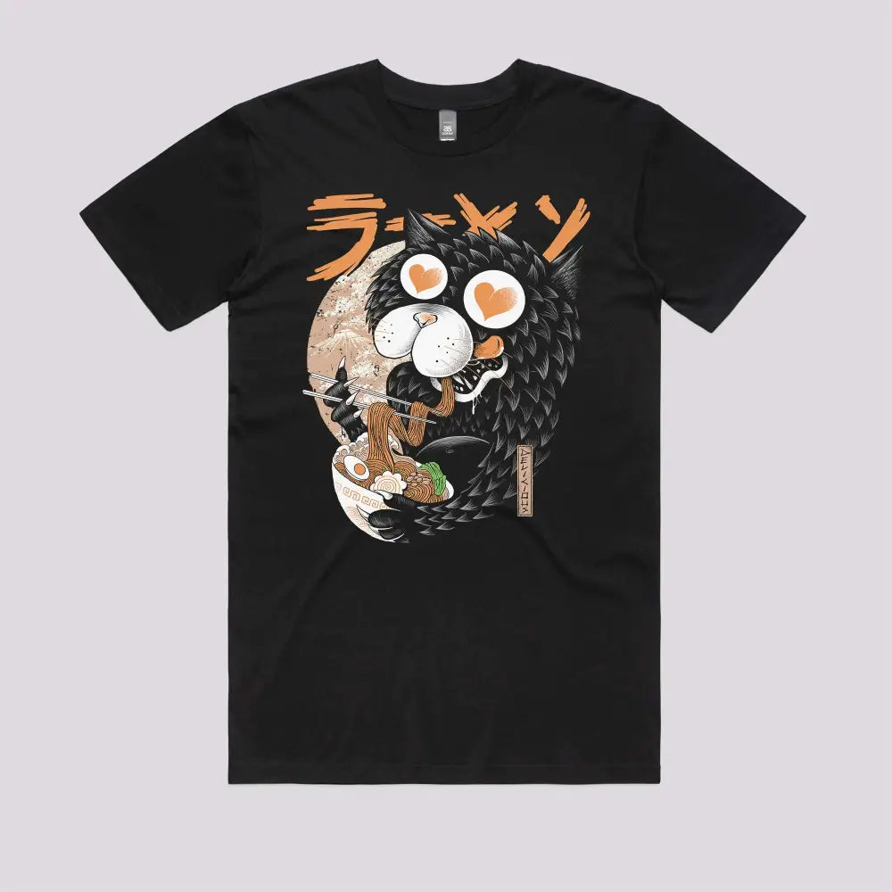 Cat Love Ramen T-Shirt - Limitee Apparel