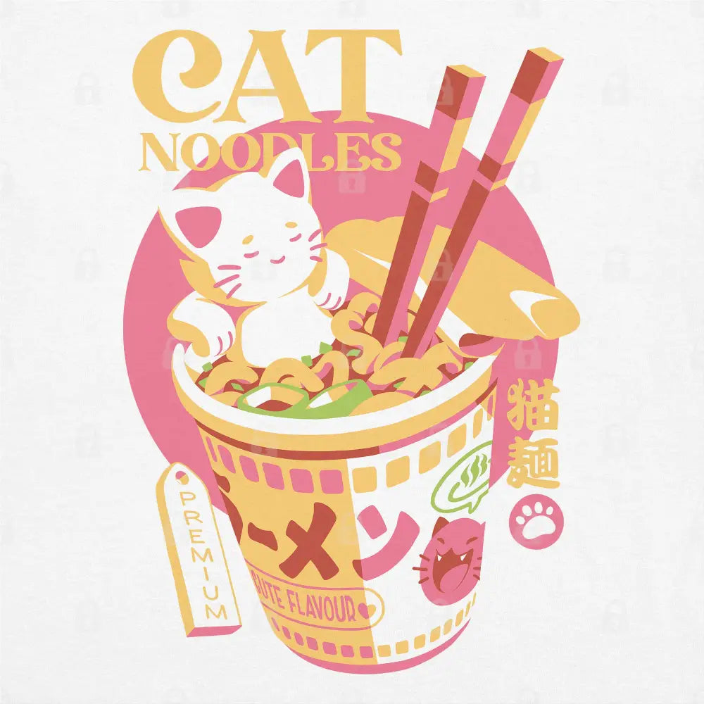Cat Noodles T-Shirt - Limitee Apparel