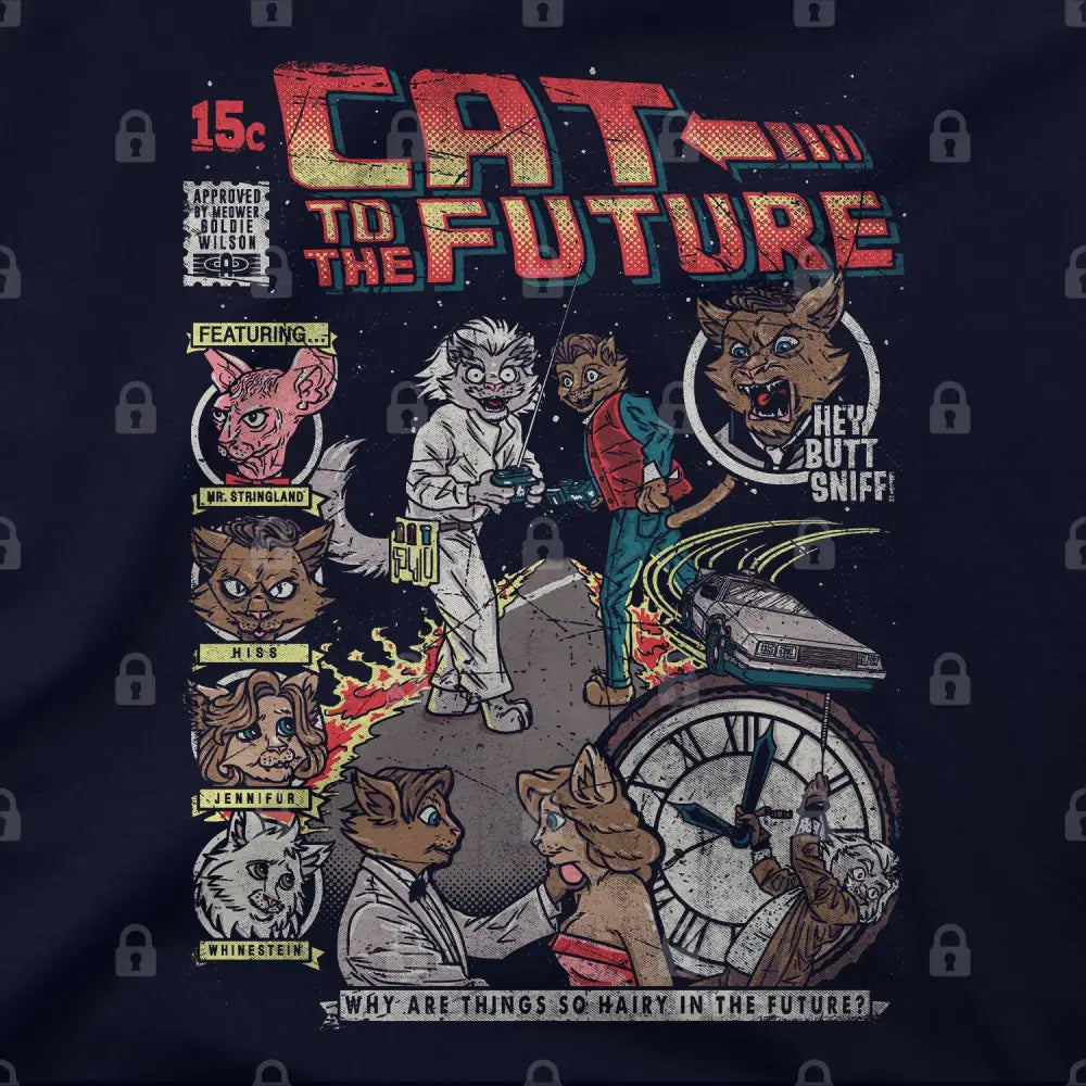 Cat To The Future T-Shirt | Pop Culture T-Shirts