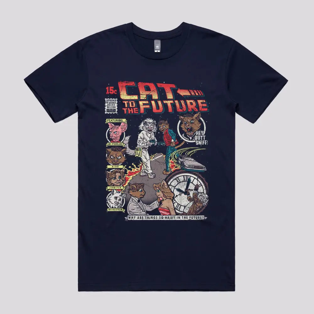 Cat To The Future T-Shirt | Pop Culture T-Shirts