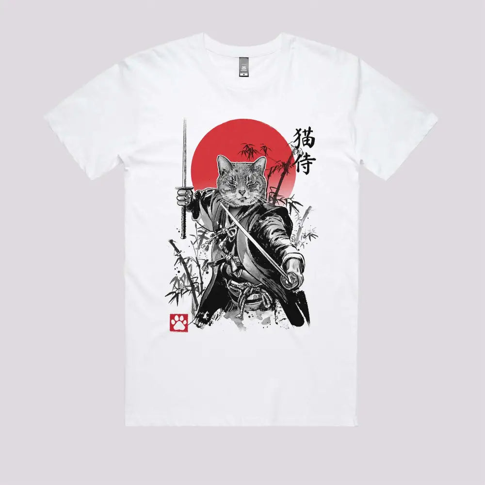 Catsumoto Meowsashi T-Shirt - Limitee Apparel