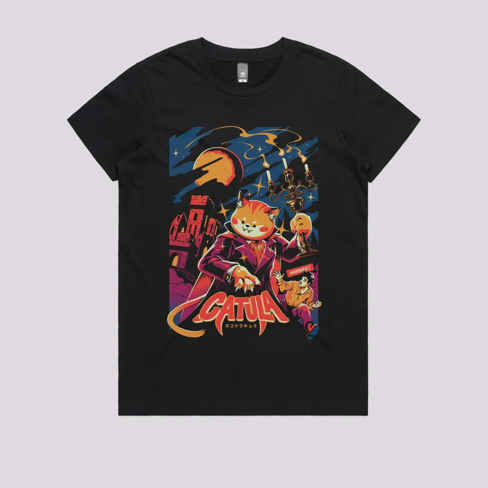 Catula T-Shirt Womens / Black Xs Adult Tee