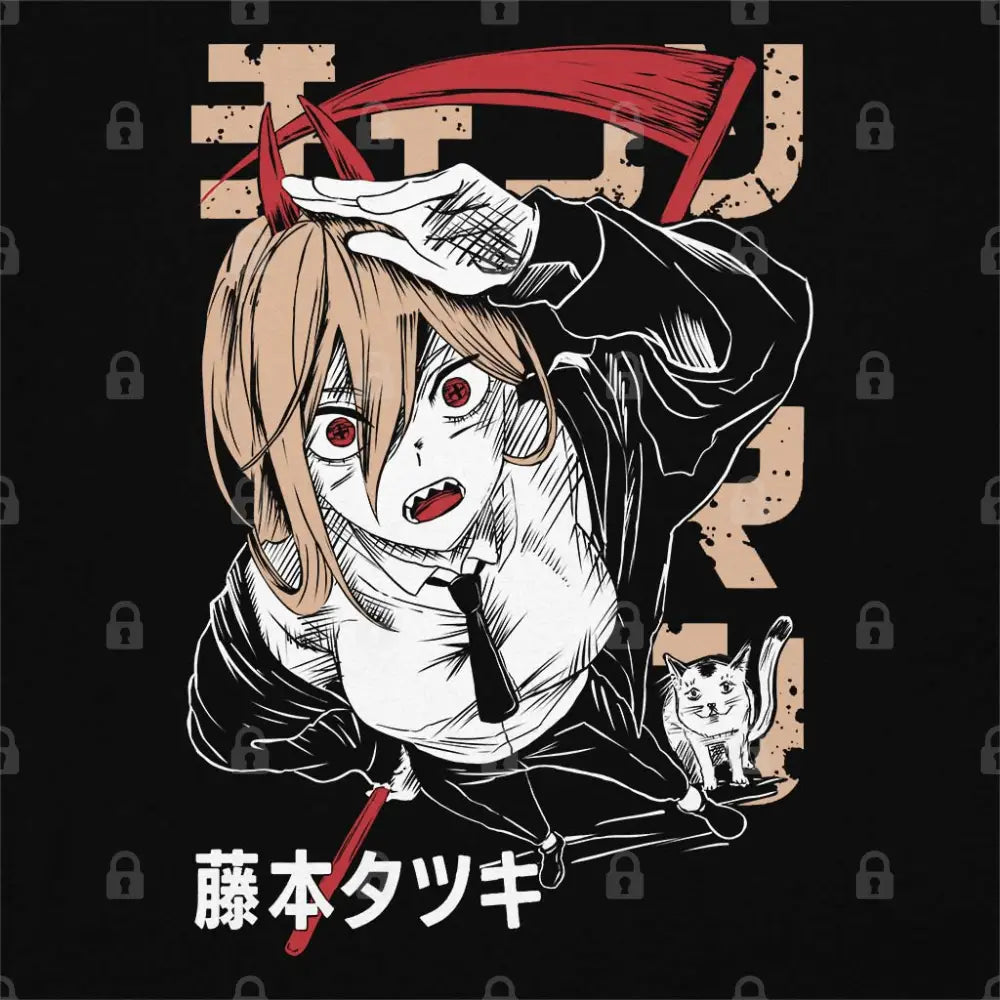 Chainsaw Power T-Shirt | Anime T-Shirts