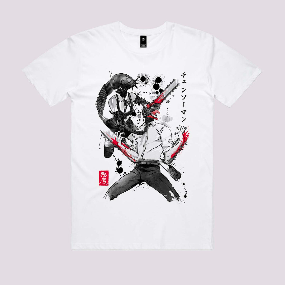 Chainsaw Man and Bomb Girl Graphic Tee | Anime T-Shirts Australia