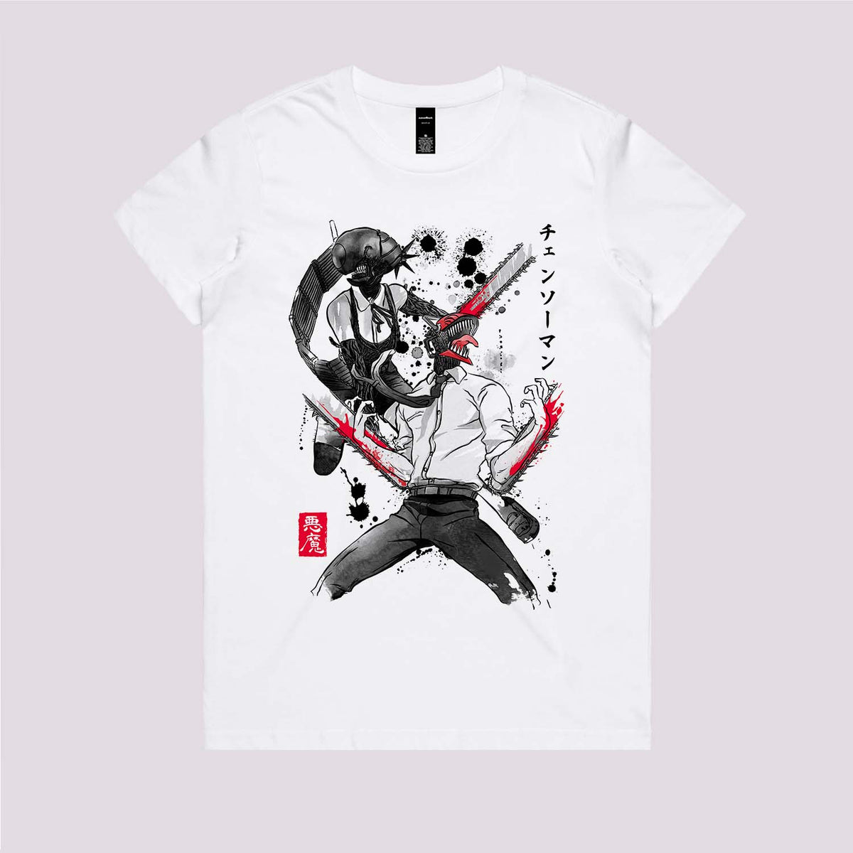 Chainsaw Man and Bomb Girl Graphic Tee