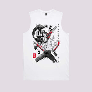 Chainsaw Man and Bomb Girl Graphic Tee