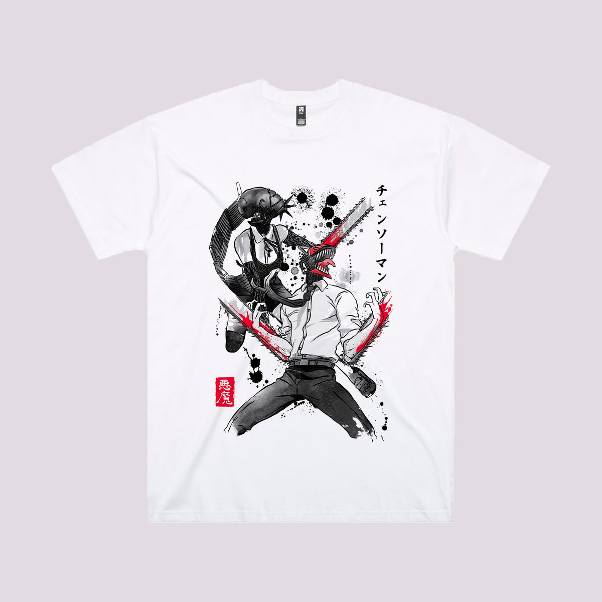Chainsaw Man and Bomb Girl Graphic Tee