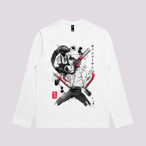 Chainsaw Man and Bomb Girl Graphic Tee