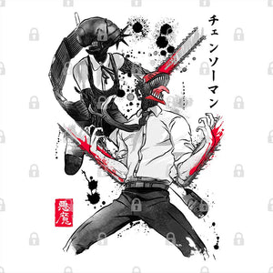 Chainsaw Man and Bomb Girl Graphic Tee