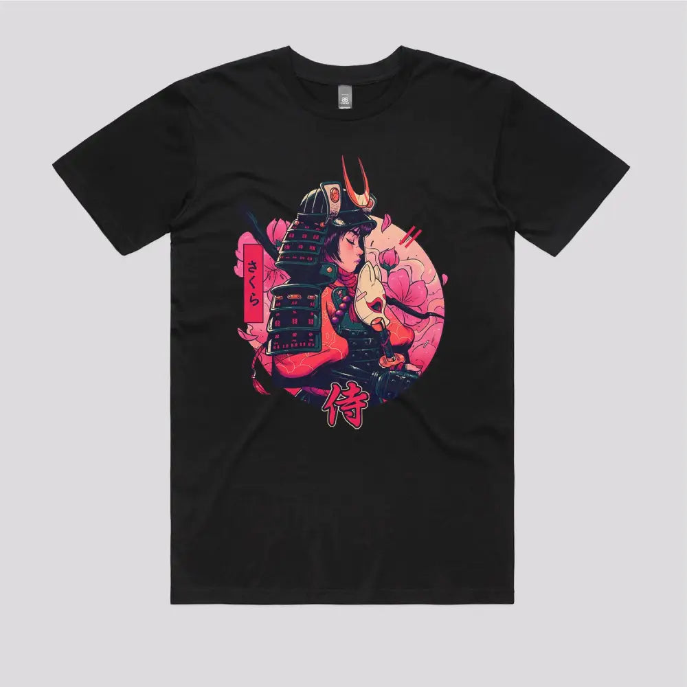 Cherry Samurai T-Shirt - Limitee Apparel