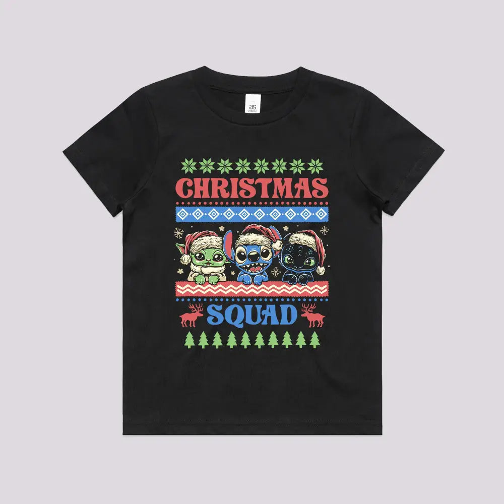 Christmas Squad Kids T-Shirt Tee