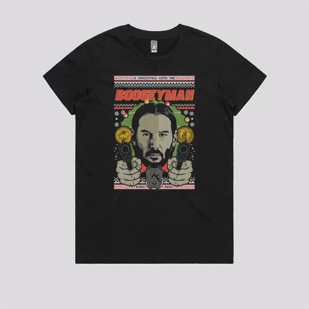 Christmas With The Boogeyman T-Shirt | Pop Culture T-Shirts