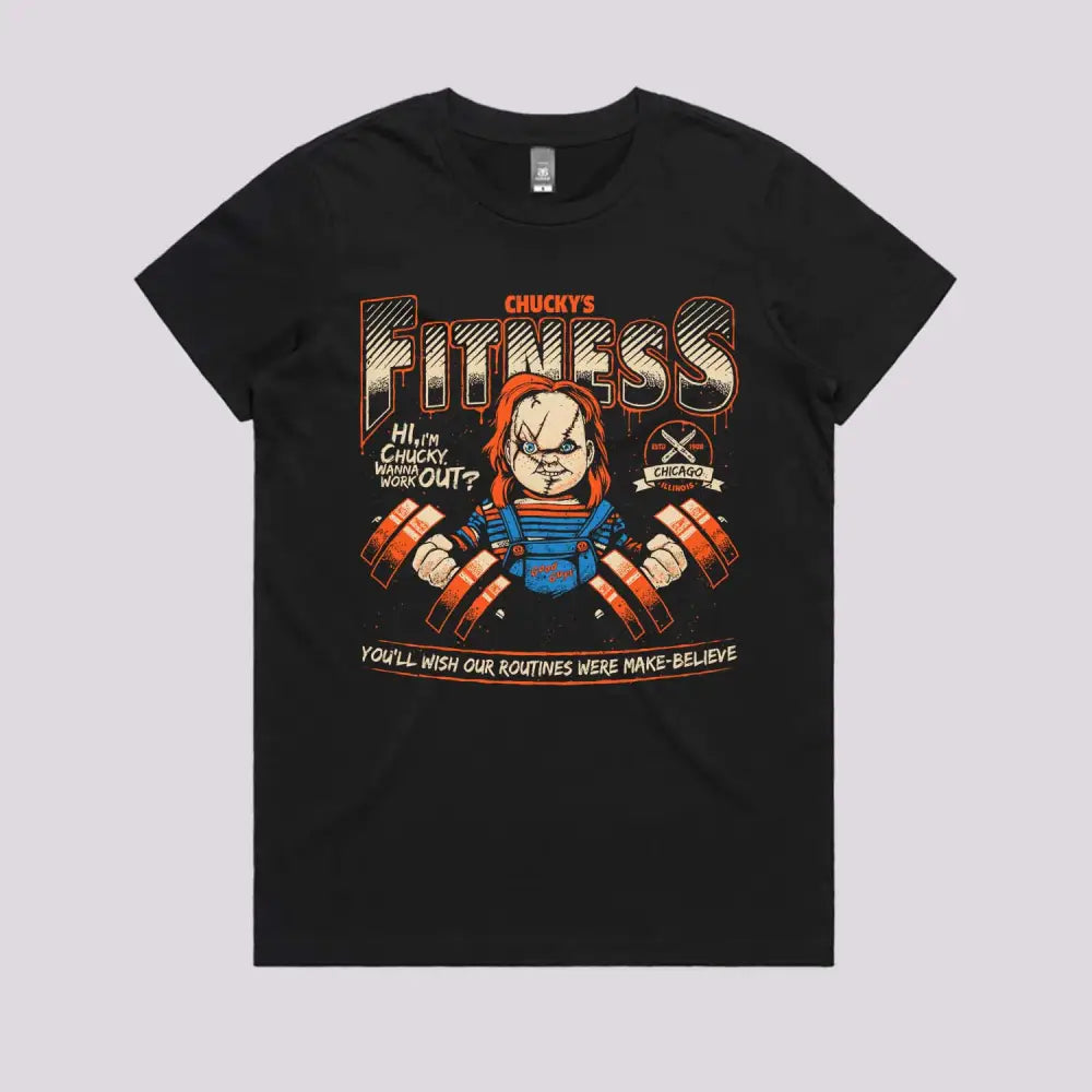 Chucky&#39;s Fitness T-Shirt | Horror T-Shirts