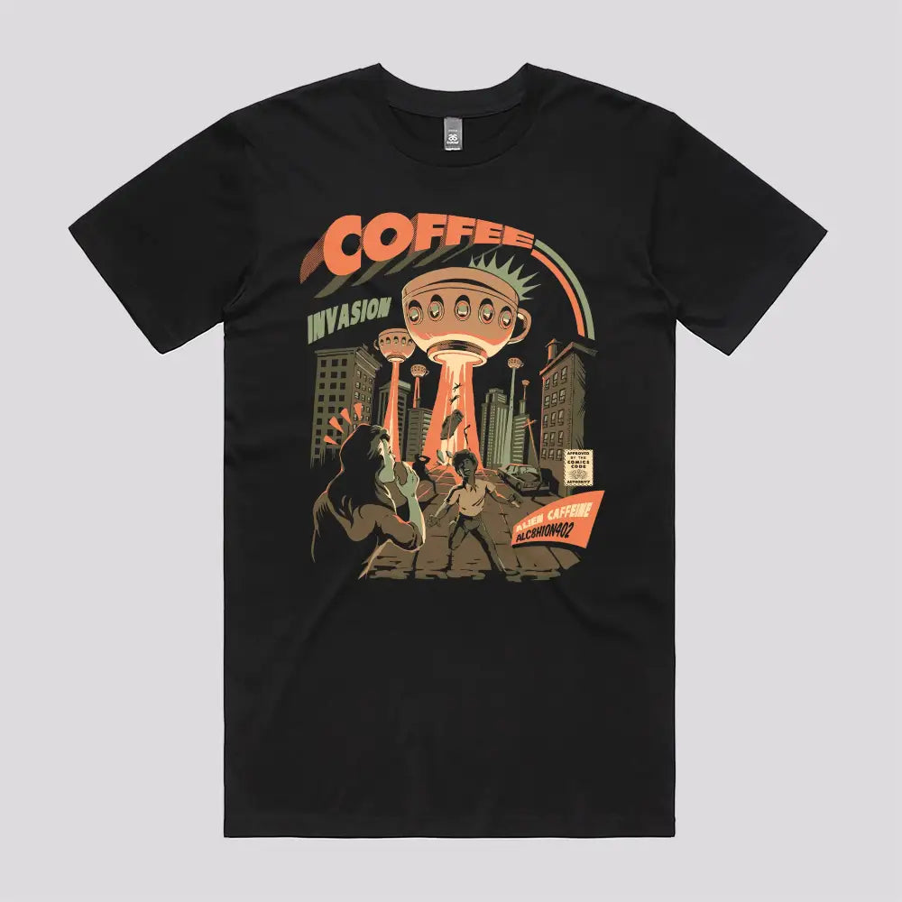 Coffee Invasion T-Shirt - Limitee Apparel