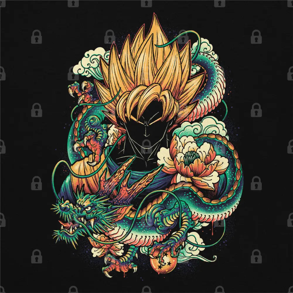 Colorful Dragon Hoodie | Anime T-Shirts