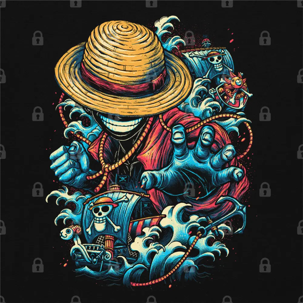 Colorful Pirate T-Shirt | Anime T-Shirts