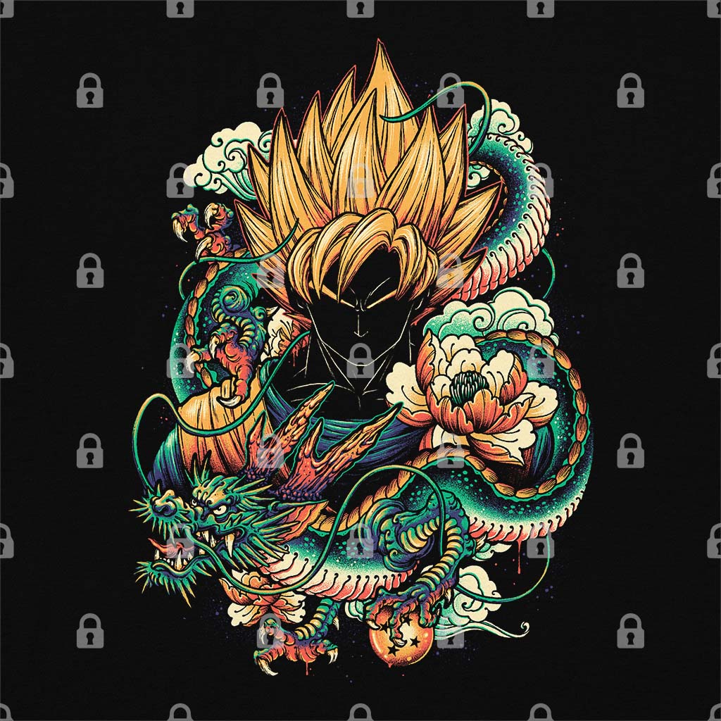 Colorful Dragon Oversized T-Shirt