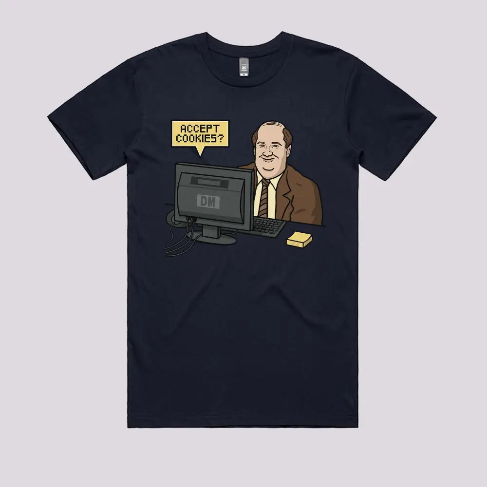 Cookies Acceptor T-Shirt - Limitee Apparel