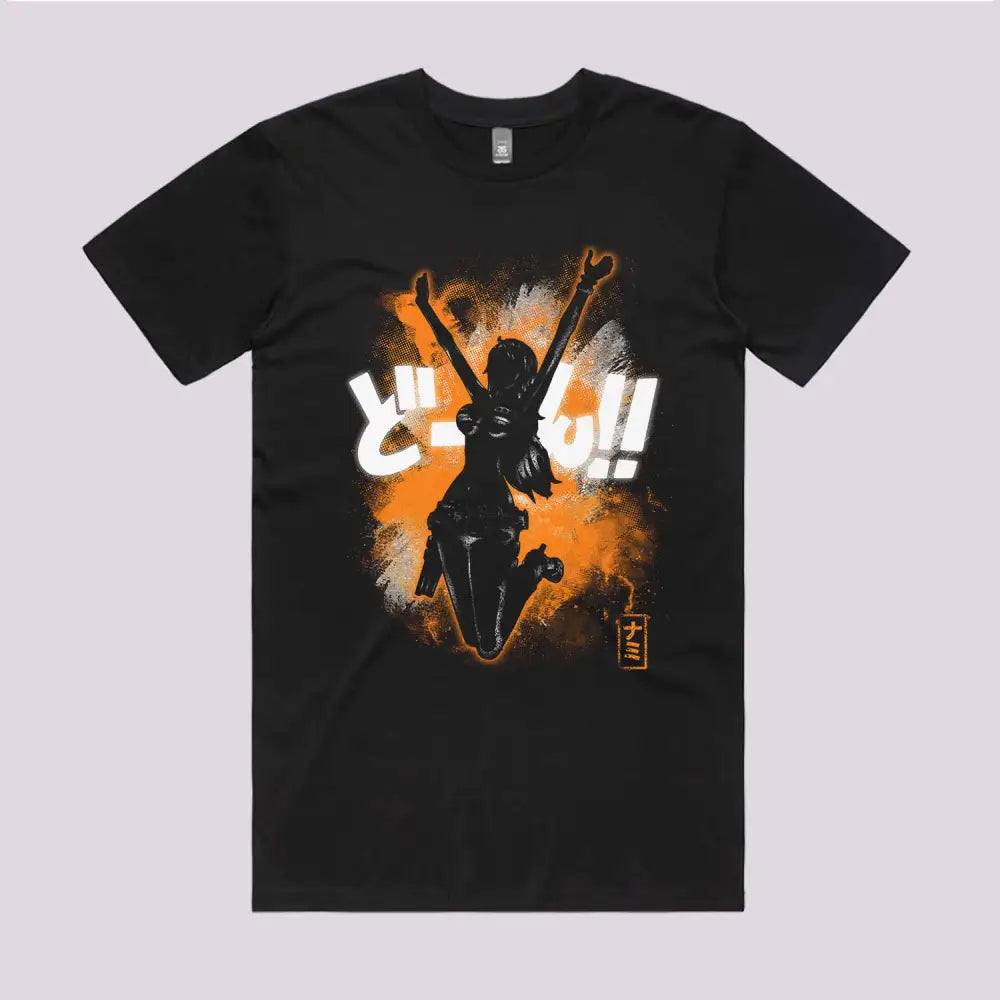 Cosmic Cat Burglar T-Shirt | Anime T-Shirts