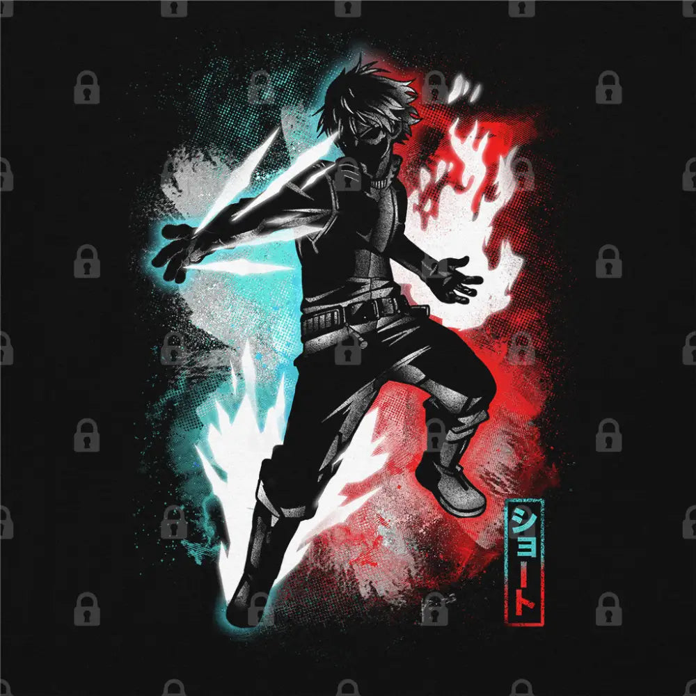 Cosmic Fire and Ice T-Shirt | Anime T-Shirts