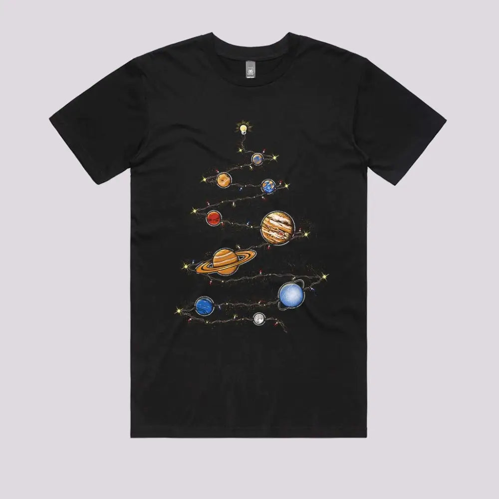 Cosmos Christmas - Scifi Space Universe T-Shirt | Limitee Apparel