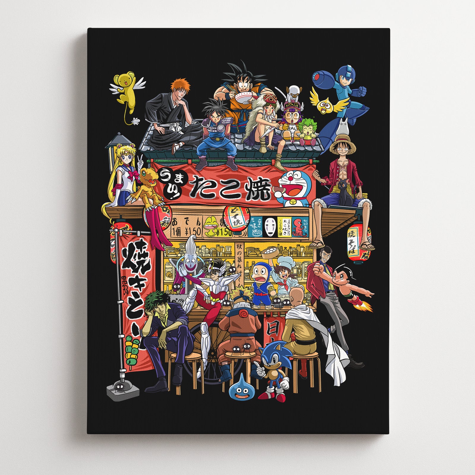 Crazy About Anime Wall Canvas