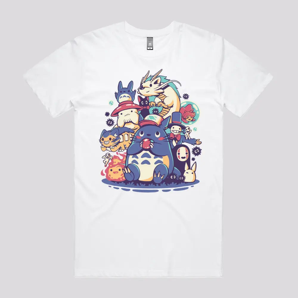 Creatures, Spirits and Friends T-Shirt | Anime T-Shirts