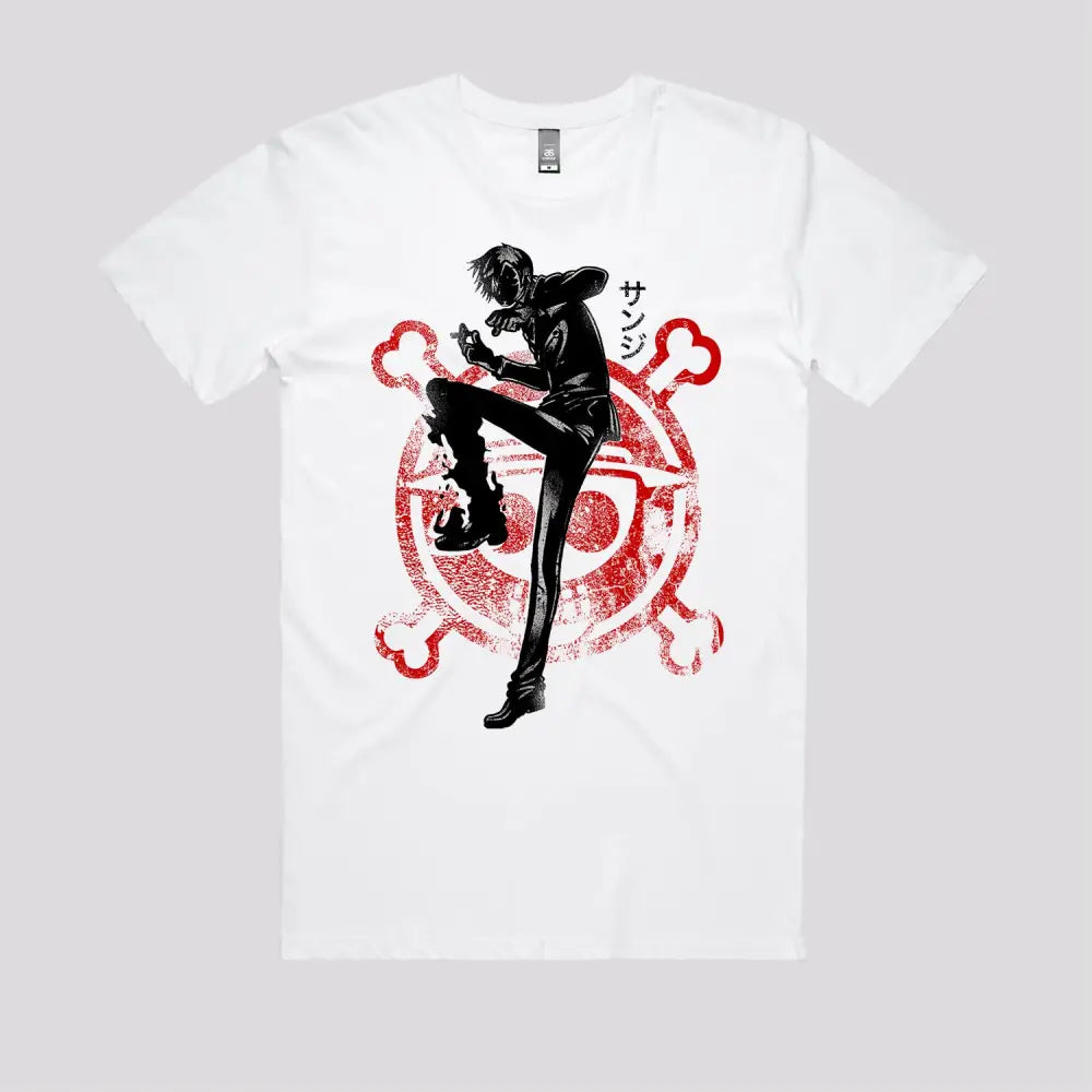 Crimson Leg T-Shirt | Anime T-Shirts