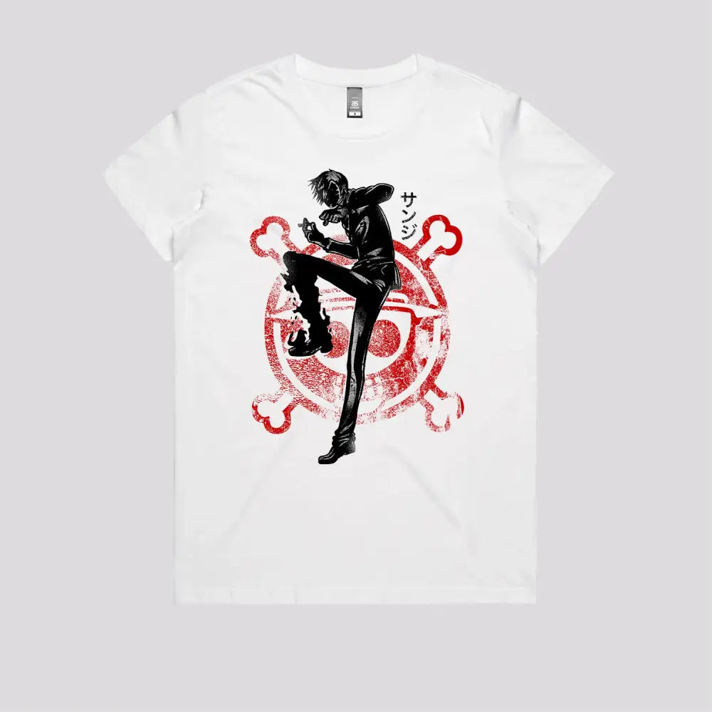 Crimson Leg T-Shirt | Anime T-Shirts