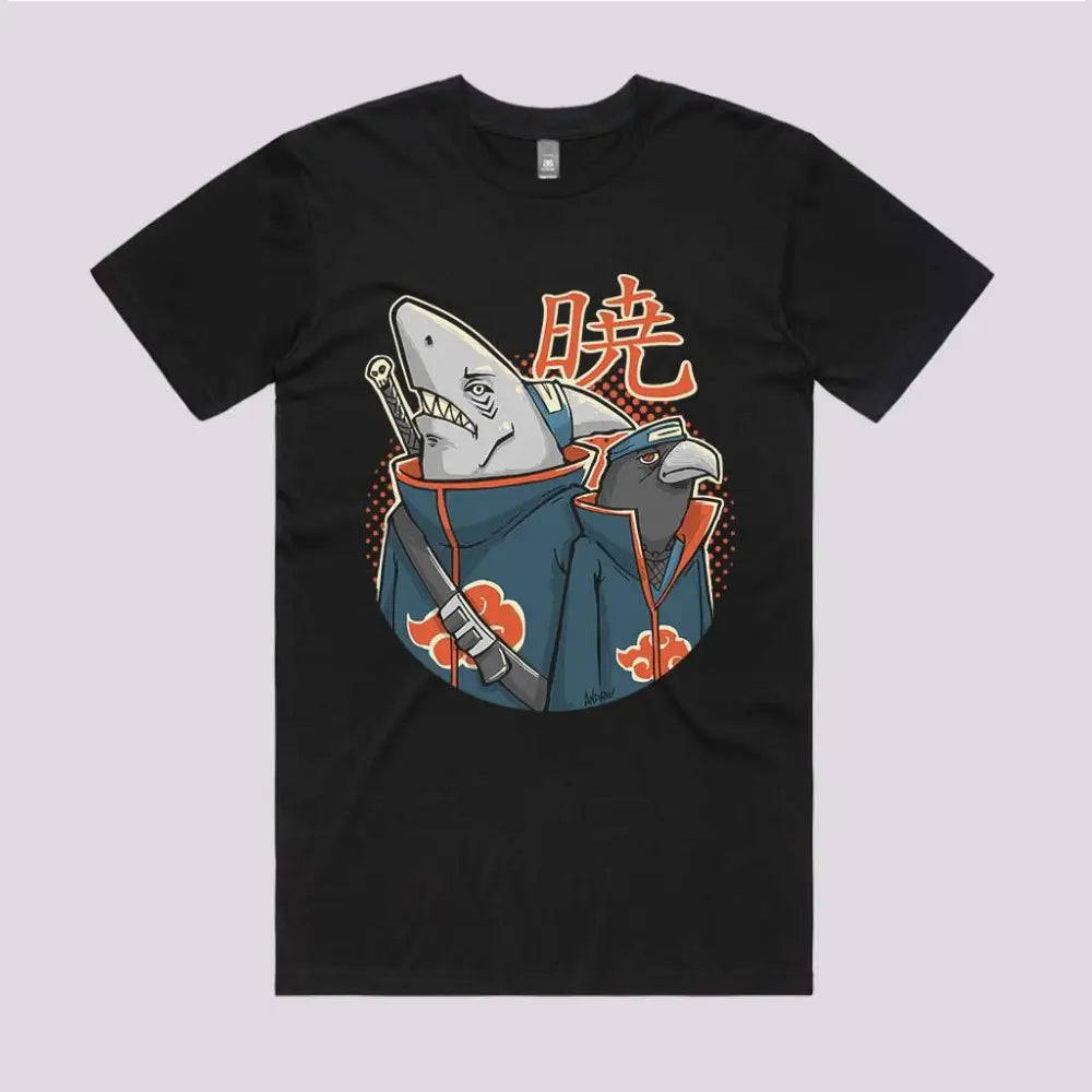 Crow and Shark T-Shirt | Anime T-Shirts