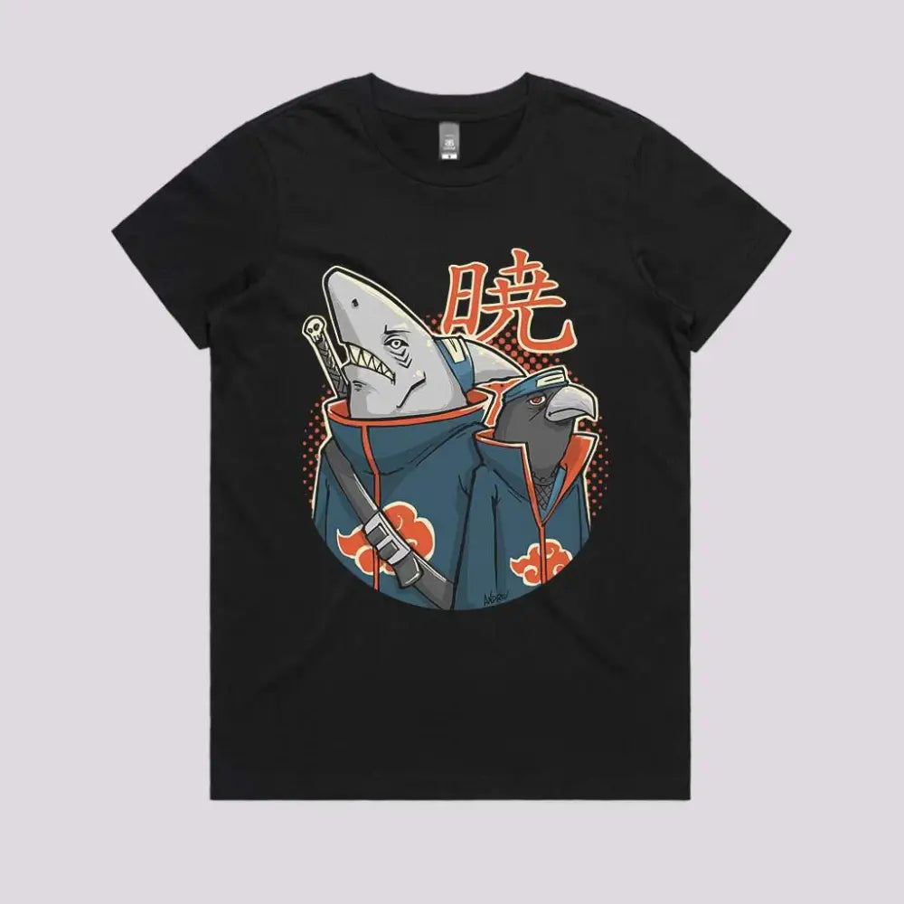 Crow and Shark T-Shirt | Anime T-Shirts