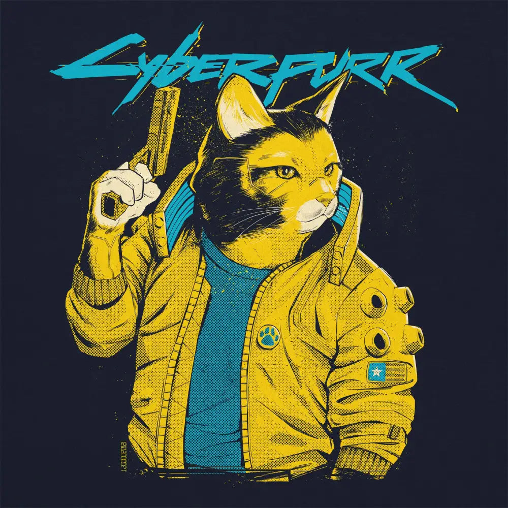 Cyberpurr T-Shirt - Limitee Apparel