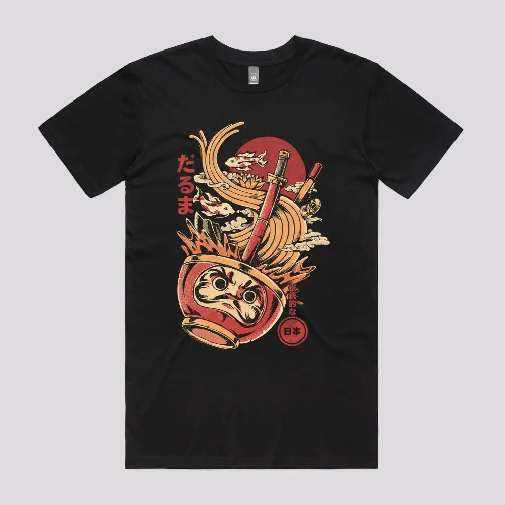 Daruma Ramen T-Shirt - Limitee Apparel